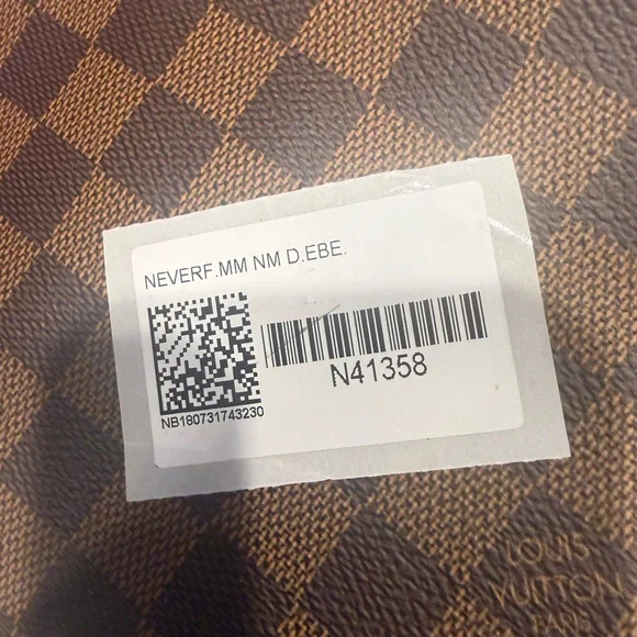 Louis Vuitton Damier Ebene Neverfull PM pouch - Picture 5 of 6